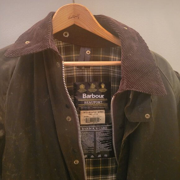 Men's Barbour Waxed Jacket - Picture 4 of 8